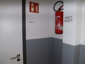 Hotelflur Brandschutz